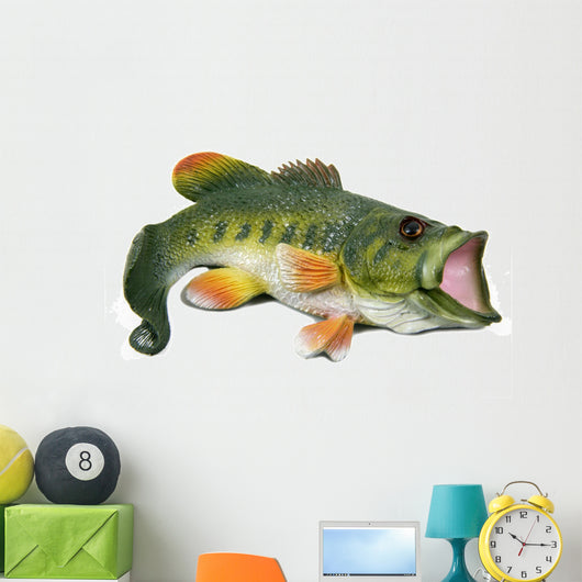 Large Mouth Bass Wall Decal