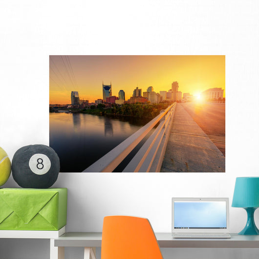 Nashville Sunset Wall Decal