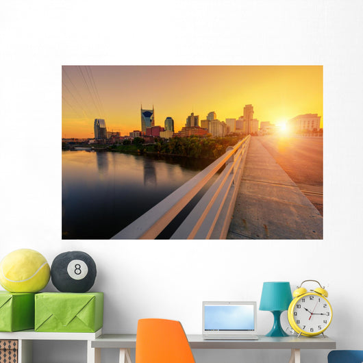 Nashville Sunset Wall Decal