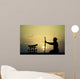 Japanese Man with Sword Wall Decal