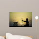 Japanese Man with Sword Wall Decal