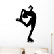 Figure Skater Silhouette Wall Decal