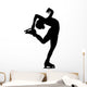 Figure Skater Silhouette Wall Decal