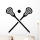 Lacrosse Equipment Wall Decal