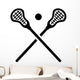 Lacrosse Equipment Wall Decal