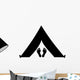 Camping with Feet Wall Decal