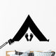 Camping with Feet Wall Decal