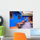 Blue House Alsatian Village Wall Decal