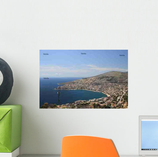 Overview City Saranda Albania Wall Decal