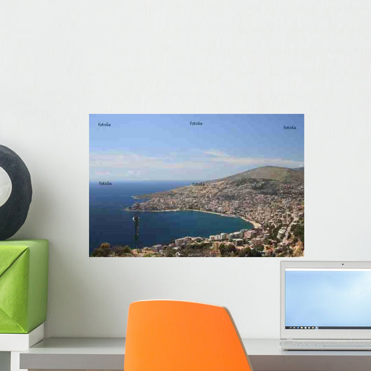 Overview City Saranda Albania Wall Decal
