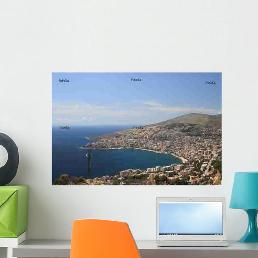 Overview City Saranda Albania Wall Decal