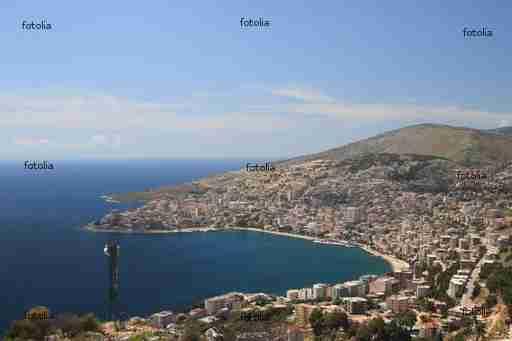 Overview City Saranda Albania Wall Decal