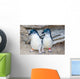 Two Fairy Penguins Wall Decal
