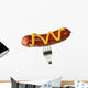 Hot Dog with Mustard Wall Decal