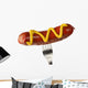 Hot Dog with Mustard Wall Decal