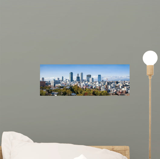 Nagoya Skyline Wall Decal