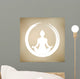 Vector Woman Doing Yoga Wall Decal