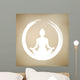 Vector Woman Doing Yoga Wall Decal