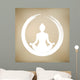 Vector Woman Doing Yoga Wall Decal