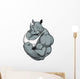 Strong Rhinoceros Wall Decal