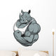 Strong Rhinoceros Wall Decal