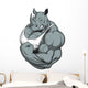 Strong Rhinoceros Wall Decal