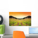 Vineyard Sunset Wall Decal