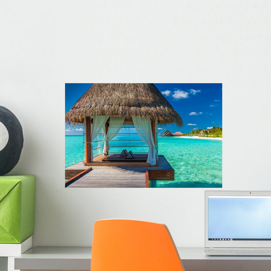 Romantic and Luxurious Overwater Wall Decal