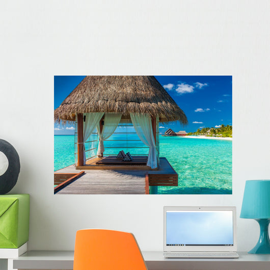 Romantic and Luxurious Overwater Wall Decal