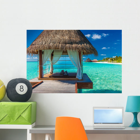 Romantic and Luxurious Overwater Wall Decal