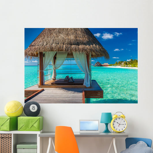 Romantic and Luxurious Overwater Wall Decal
