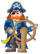 Pirate Captain Wall Decal