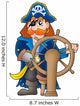 Pirate Captain Wall Decal