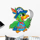 Pirate Parrot Wall Decal