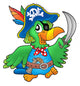 Pirate Parrot Wall Decal