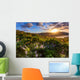 Beautiful Sunrise and Wildflowers Wall Decal