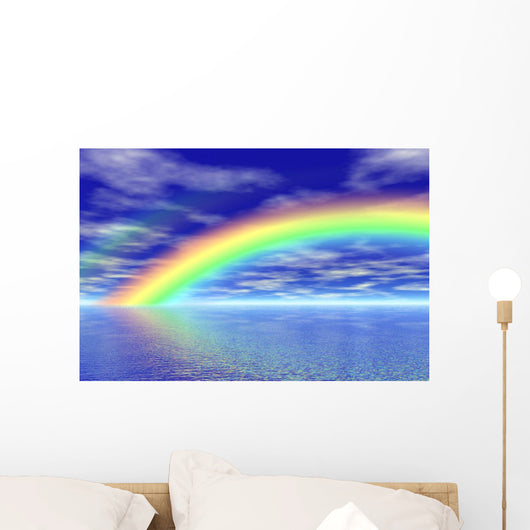 Rainbow Sea Wall Decal