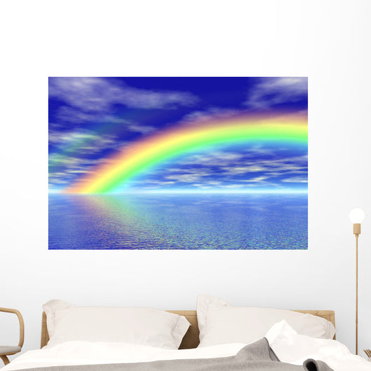 Rainbow Sea Wall Decal