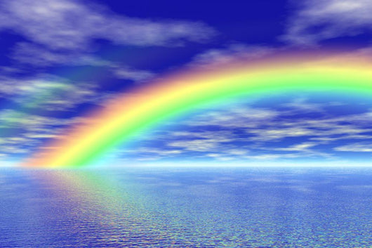 Rainbow Sea Wall Decal