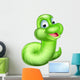Cute Cartoon Caterpillar Worm Wall Decal