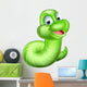 Cute Cartoon Caterpillar Worm Wall Decal