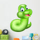 Cute Cartoon Caterpillar Worm Wall Decal