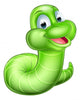 Cute Cartoon Caterpillar Worm Wall Decal