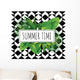 Summer Time Tropical Leaves Wall Decal