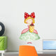 Cute Small Girl Cupcake Wall Decal