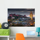 Edinburgh Castle and Cityscape Wall Decal