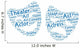 Theater Masks Wall Words Wall Decal