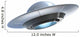 Alien Spaceship Ufo Wall Decal