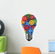 Light Bulb and Gears Wall Decal
