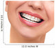 Closeup Beautiful Female Smile Wall Decal